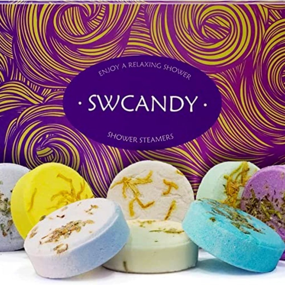 Aromatherapy Shower Steamers 8 Pcs Shower Bombs with Essential Oils Relaxation